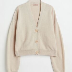 Gorgeous cream button up cardigan EUC barely used